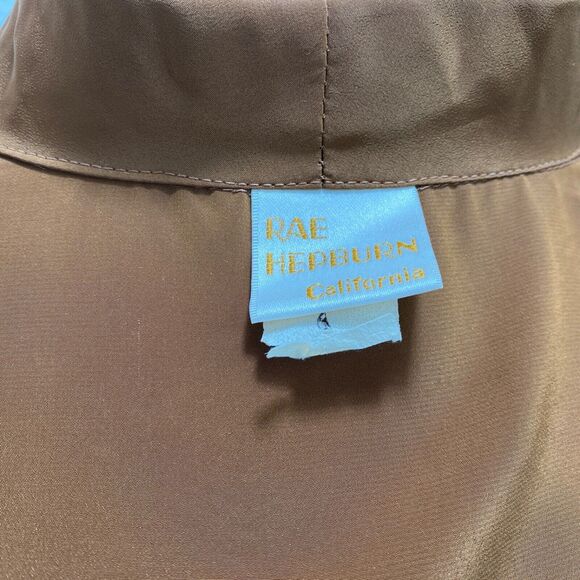 Vintage Rae Hepburn California Blouse Size 6 USA Secretary Career Evening Wear - Picture 10 of 10